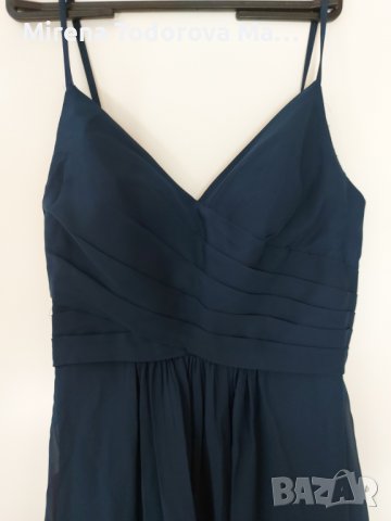 Абитуриентска рокля. Рокля без ръкави с V-образно деколте. EU36 S,XS-100лв., снимка 6 - Рокли - 36683495