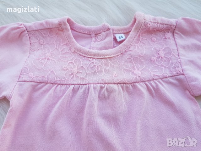 Дънки и блуза за новородено момиченце, снимка 5 - Панталони и долнища за бебе - 29558243