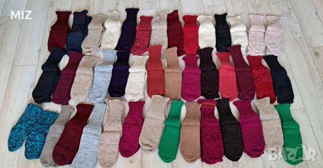 НОВИ Ръчно плетени чорапи, снимка 1 - Други - 39559827