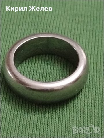 Масивна унисекс халка D&G сребриста с надпис на английски 37399  , снимка 4 - Пръстени - 40413332