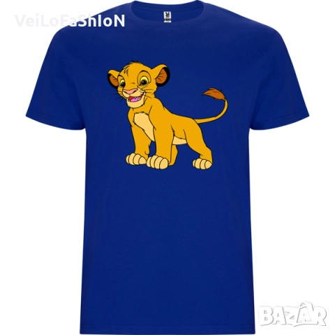 Нова детска тениска с героя Симба в три цвята, снимка 3 - Детски тениски и потници - 45524899