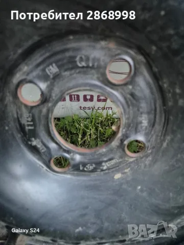 Резервна гума от Опел, снимка 2 - Гуми и джанти - 50136889