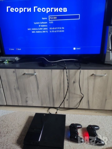Перфектен Playstation 4 с фърмуер 9.0, снимка 2 - PlayStation конзоли - 54065706