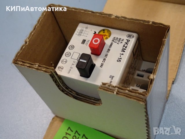 моторна термично-токова защита KLOCKNER MOELLER PKZM 1-16 Circuit Breaker 10-16A, снимка 10 - Резервни части за машини - 37660345
