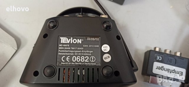Безжична радиопредавателна система Tevion MD 4687E, снимка 3 - Други - 31758408