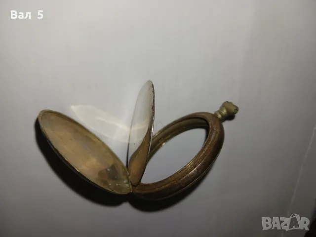 Корпус с капаци за стар джобен часовник, снимка 1