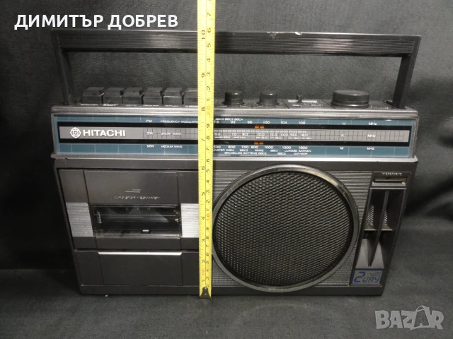 СТАР РЕТРО ТРАНЗИСТОР РАДИО КАСЕТОФОН HITACHI TRK-5381E, снимка 8 - Радиокасетофони, транзистори - 50728587
