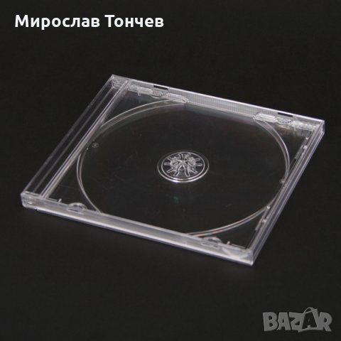 Единична прозрачна CD кутия 10mm 10 бр х 1,20лв