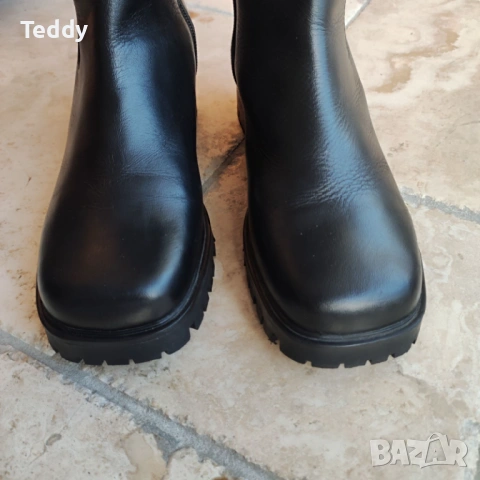 Стилни дамски ботуши, естествена кожа, размер 40, снимка 4 - Дамски ботуши - 53093973