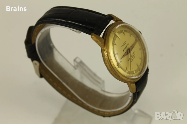 1960's QUALEX Френски Позлатен Ръчен Часовник, снимка 6 - Антикварни и старинни предмети - 51745568
