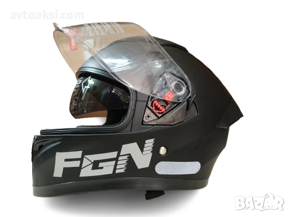 Каска за Мотор със слънчеви очила Два цвята, снимка 10 - Аксесоари и консумативи - 50827083