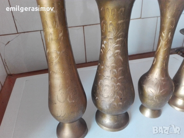 Сервиз за кафе и месингови вази., снимка 10 - Сервизи - 31830300