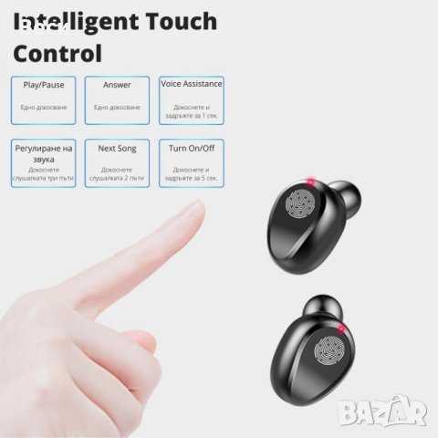 Безжични Слушалки  F9 Izoxis Bluetooth 5.1, 2000 mAh, снимка 5 - Bluetooth слушалки - 29219342