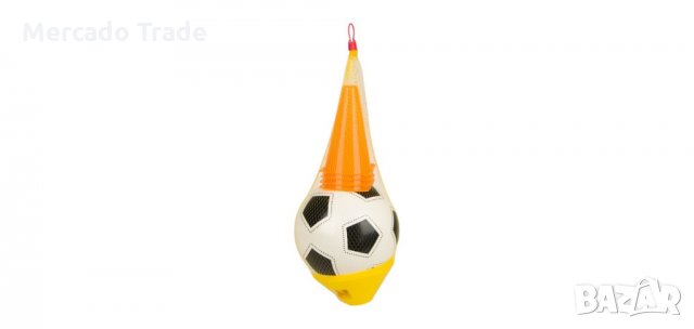 Тренировъчен комплект с топка и конуси , снимка 2 - Футбол - 35544383