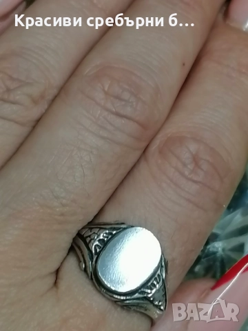 Стар сребърен пръстен  20.30мм, снимка 4 - Пръстени - 52916008