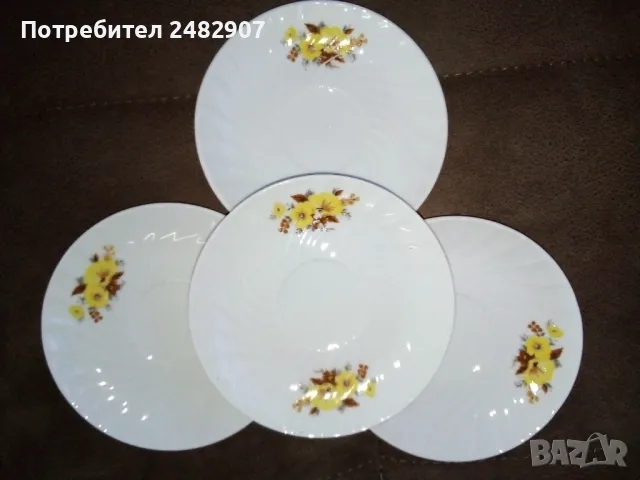 Комплект ретро чиний - 4 бр. , снимка 4 - Сервизи - 48896186