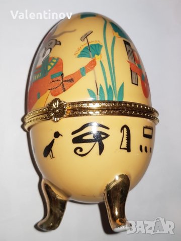 Порцеланово яйце в стил Феберже , снимка 6 - Декорация за дома - 44292686