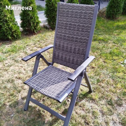 Сгъваем алуминиев стол, снимка 1 - Градински мебели, декорация  - 42548602