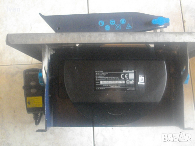 600 Вата/8,1кг/ф180мм-Ел. Машина Рязане Плочи/Плочки-До 35 мм-Сухо/Мокро-Почти Нова-Отлична-Einhell , снимка 18 - Други инструменти - 44793496