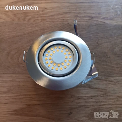 НОВИ! LED лунички за вграждане 6W, топла светлина, 6 бр/к-кт, снимка 8 - Лед осветление - 50487081