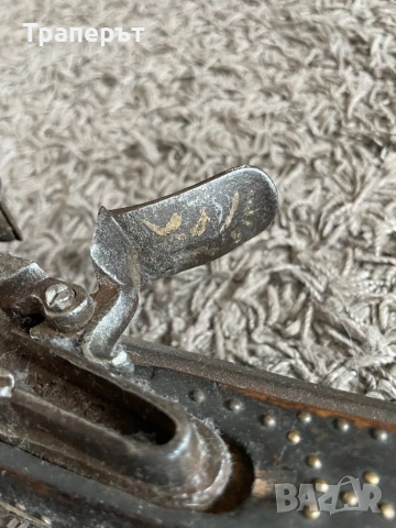 Стара кремъчна пушка от 19 век, снимка 5 - Антикварни и старинни предмети - 53933931