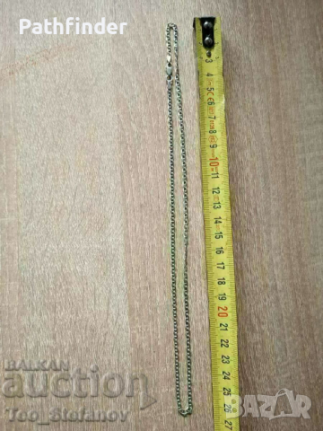 Сребърен ланец синджир с маркировка сребро 925, снимка 3 - Колиета, медальони, синджири - 44758427