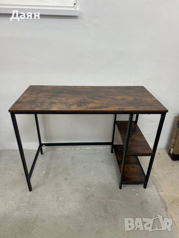 Компютърно бюро в индустриален стил VASAGLE, снимка 6 - Бюра - 51984327