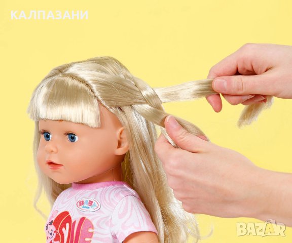 BABY Born - Кукла с дълга коса и аксесоари Sister Style&Play, 43 см Zapf Creation 833018, снимка 3 - Кукли - 42606386