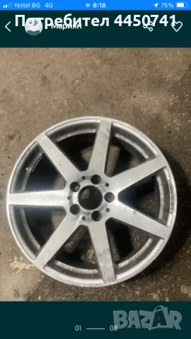 Продавам за Мерцедес w204 джанти АМГ спорт пакет 18”