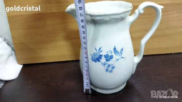 Стар български порцелан Видин кана 1 л , снимка 2 - Антикварни и старинни предмети - 52030903