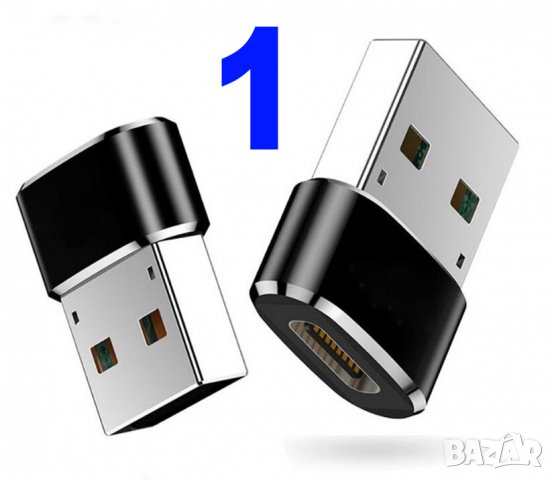 OTG Adapter USB Type C  USB 3.0 Адаптер преходник кабел / телефон / лаптоп / компютър / , снимка 2 - Друга електроника - 39466087