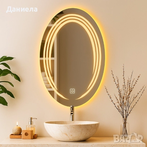 LED огледало за баня, снимка 3 - Огледала - 51741585