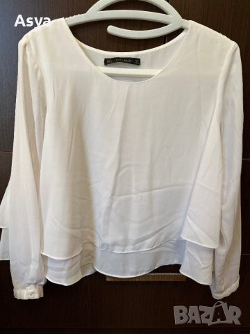 Бяла риза Zara , снимка 1 - Ризи - 44807082