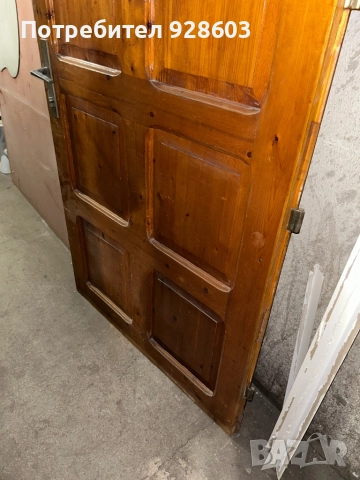 Дървена входна врата, снимка 2 - Входни врати - 51569048