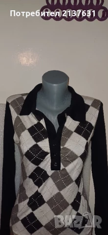 ДАМСКА БЛУЗА AZURI с дълъг ръкав Размер  L , снимка 1