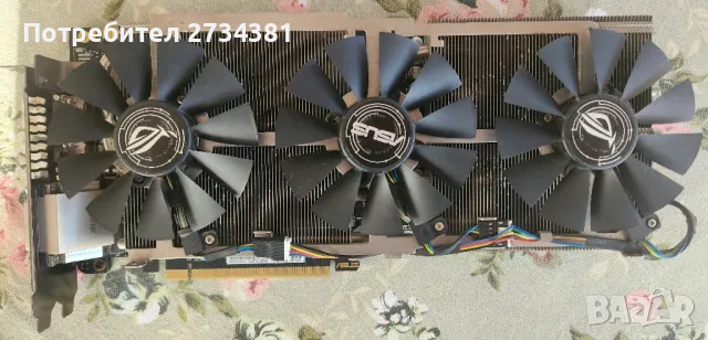 Видео карта Asus Rog Strix 1070 Ti 8GB