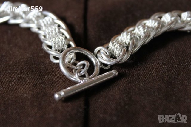 Дамско сребърно колие, снимка 6 - Колиета, медальони, синджири - 42518156