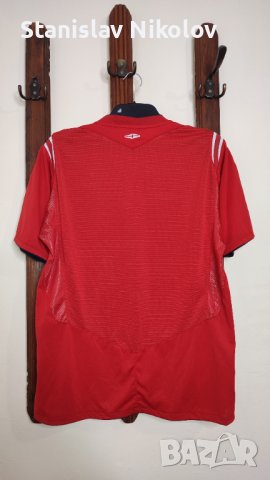 Футболна тениска на Англия x Umbro за гостувания 2004-2006, М Size, снимка 4 - Футбол - 40087502