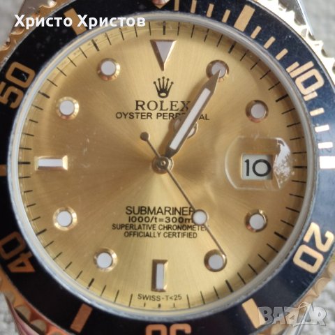 Мъжки луксозен часовник Rolex Submariner , снимка 5 - Мъжки - 41513049