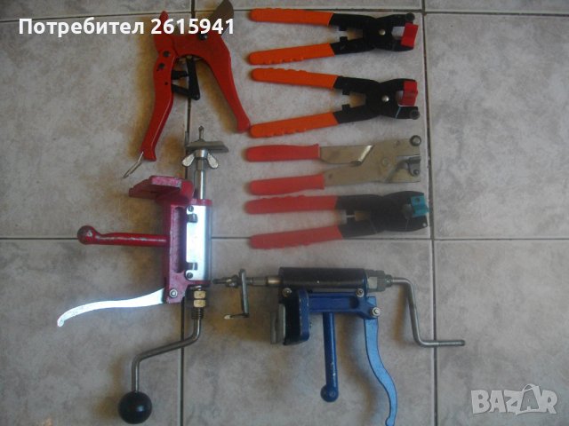 Клещи Рязане/Пречупване Плочи/Плочки-Приспособление Кръгли Отвори ф90мм-Ножица Рязане ПВЦ Тръби 42мм, снимка 1