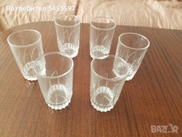Комплект от 6 чаши за вода, френски, снимка 2 - Чаши - 37739495