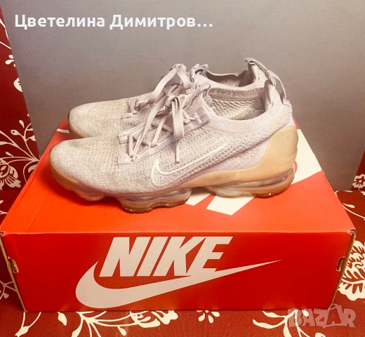 Оригинални дамски маратонки Nike vapormax, снимка 2 - Маратонки - 53192630