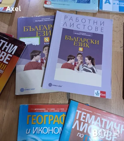 Учебници и тетрадки за 8 клас, снимка 7 - Учебници, учебни тетрадки - 56085694