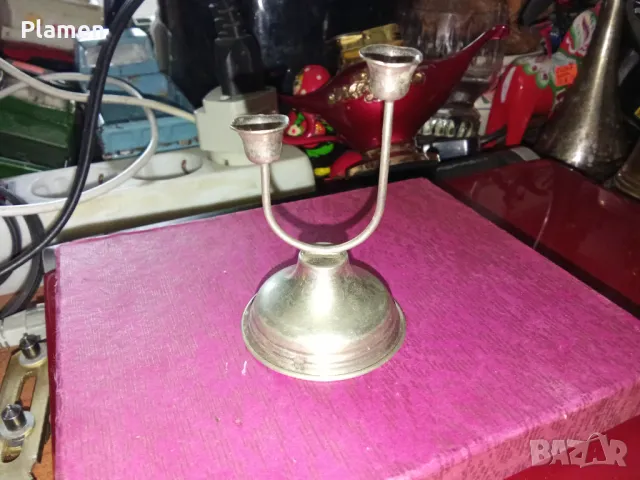 Малко свещниче от сребро , снимка 1