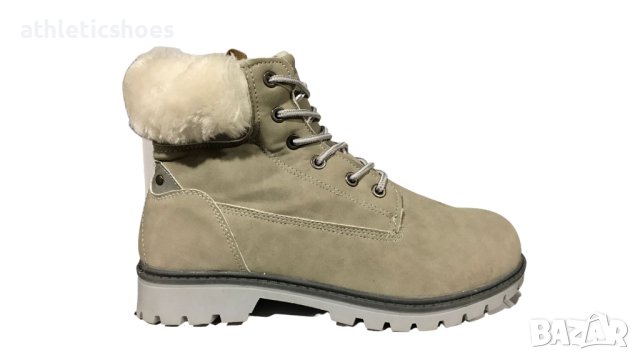 Дамски зимни боти в сиво-222