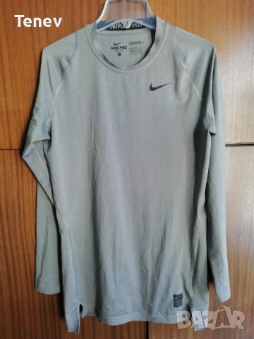 Nike Pro Training Compression оригинална спортна мъжка блуза дълъг ръкав тениска размер М 