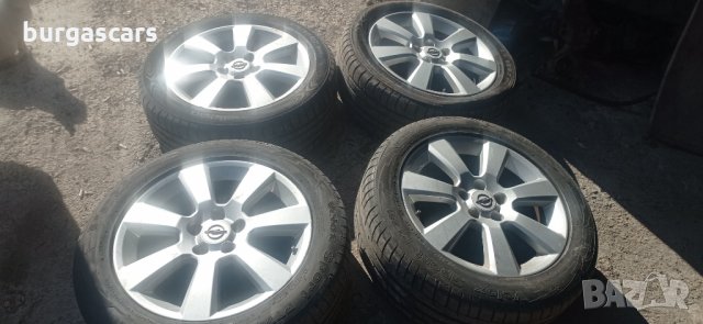 Алуминиеви джанти с гуми  215/55/17 Opel Vectra C 3.0 V6 CDTI, 177 к.с, снимка 2 - Гуми и джанти - 35533133
