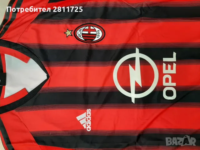 Тениска Малдини - Милан , снимка 4 - Футбол - 48595618