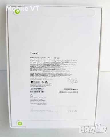 НОВ! Apple iPad Air 11” 256GB 2026 M4 WiFi+Cellular Purple ГАРАНЦИЯ!, снимка 2 - Таблети - 54144781