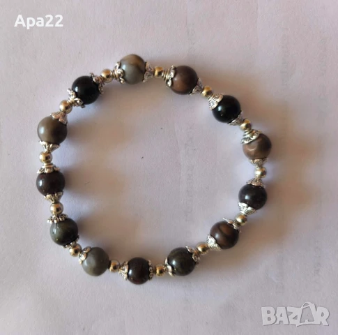 Продавам гривни с мъниста -ластични, снимка 8 - Гривни - 51005157